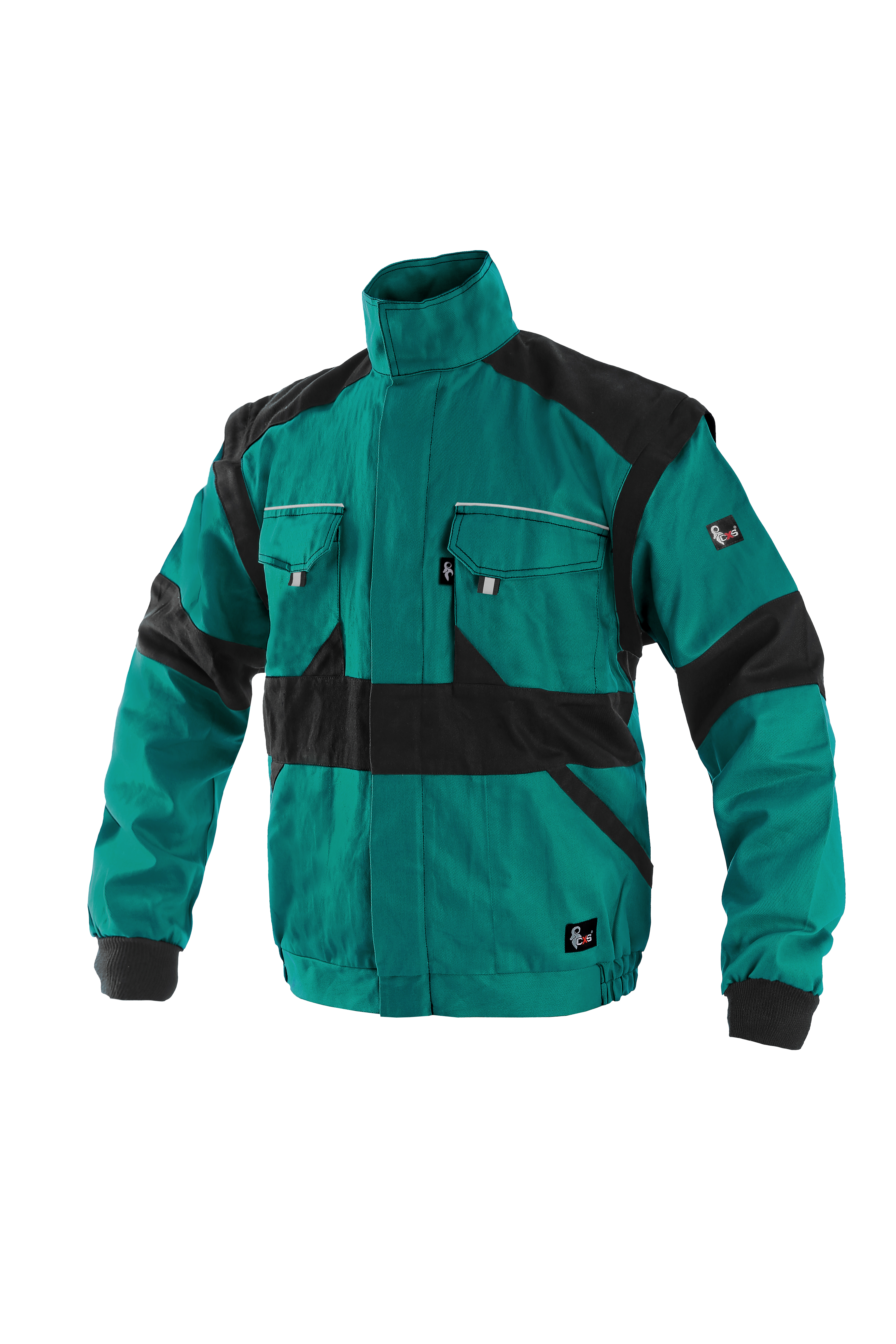 BLŮZA CXS LUXY EDA, PÁNSKÁ, ZELENO-ČERNÁ