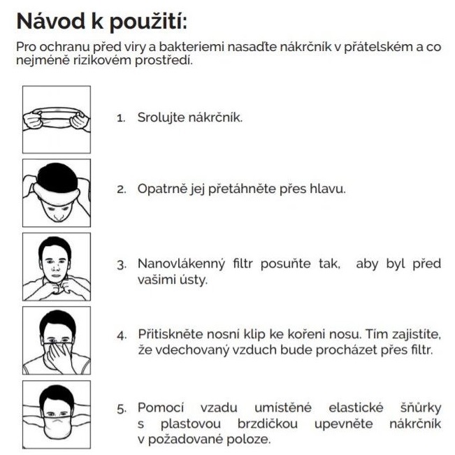 R-shield Black nákrčník s nanovlákennou membránou